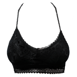 Gambar Polaluna Posh Racerback Padded Bralette - Black no type