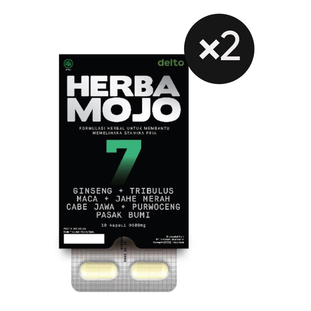 Herbamojo Suplemen Stamina Pria - 10 Kapsul (2 Pcs)
