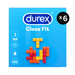 Gambar Durex Kondom Close Fit 3 Pcs (6 Box) - Kondom Ketat Kondom