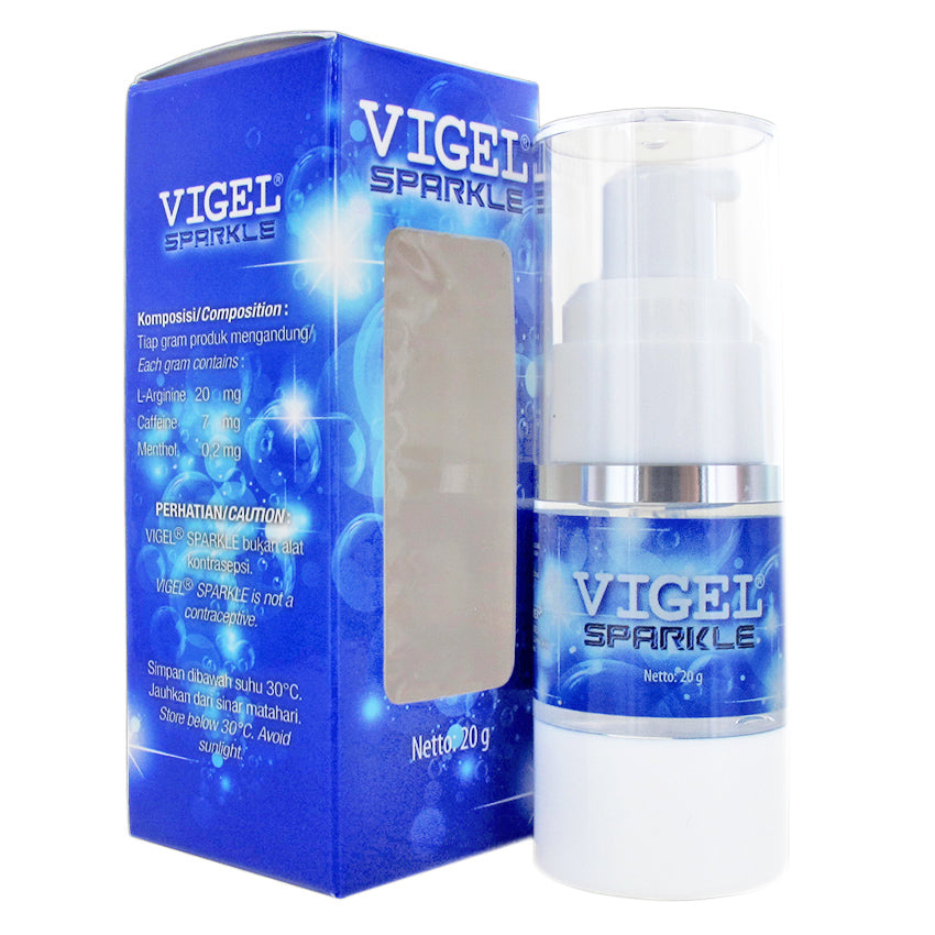 Special Promo - Vigel Sparkle Lubricant Gel with L-Arginine - 20 gr [ED 01/2025]