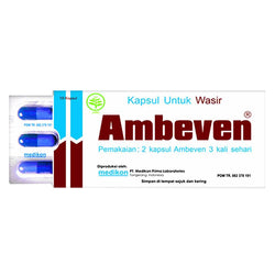 Gambar Ambeven Obat Wasir - 10 Kapsul Obat