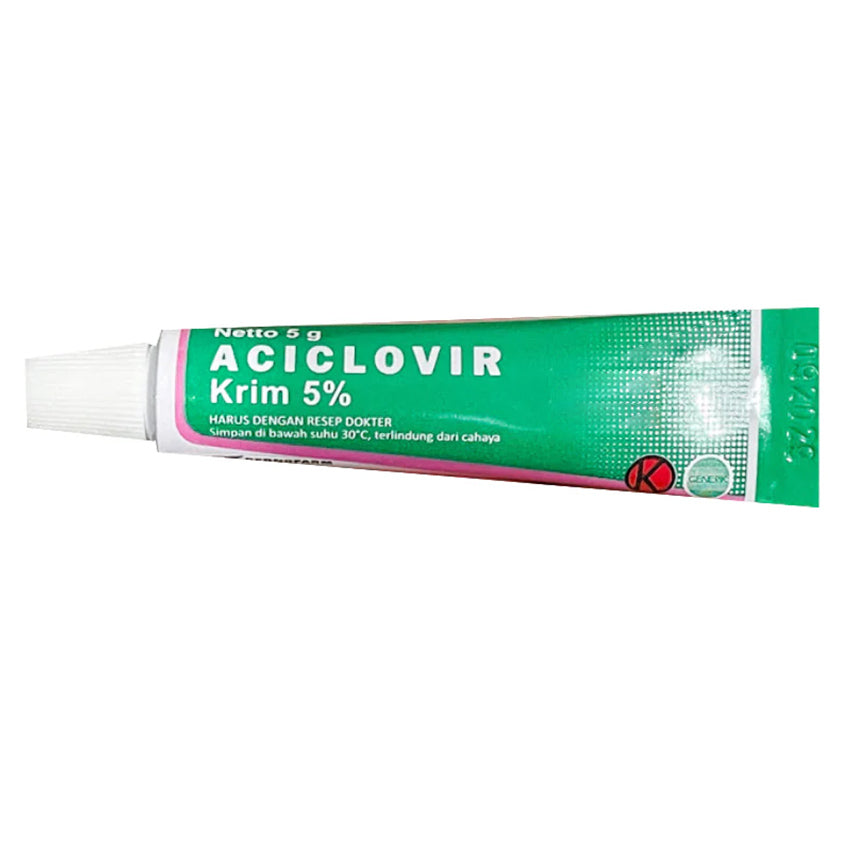 Gambar Aciclovir 5% Cream Anti Virus - 5 gr Jenis Obat
