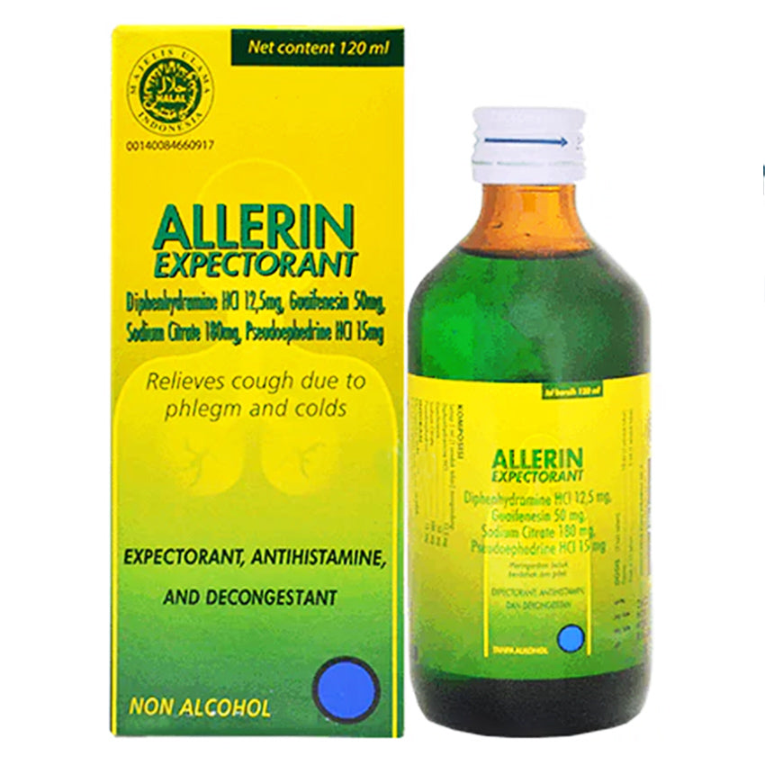 Allerin Ekspektoran Obat Batuk Berdahak - 120 mL