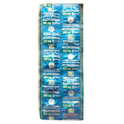 Gambar Allopurinol 300mg Obat Asam Urat - 10 Tablet [Hexpharm] Obat