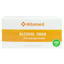 Gambar Altamed Alcohol Swab 70% - 100 Pcs Peralatan Medis