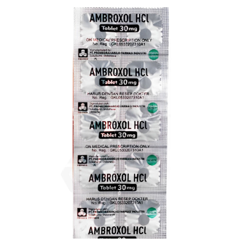 Ambroxol 30 mg Obat Batuk Berdahak - 10 Tablet [Promed]