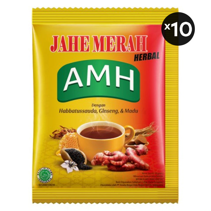 Gambar AMH Jahe Merah Herbal - 10 Sachet Jenis Kesehatan