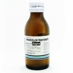 Gambar Amoxicillin 125mg/5 ml Obat Antibiotik Botol - 60 mL [Hexpharm] Obat