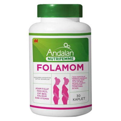 Andalan Nutrifemme Folamom Suplemen Ibu Hamil - 30 Pcs [ED 11/26]