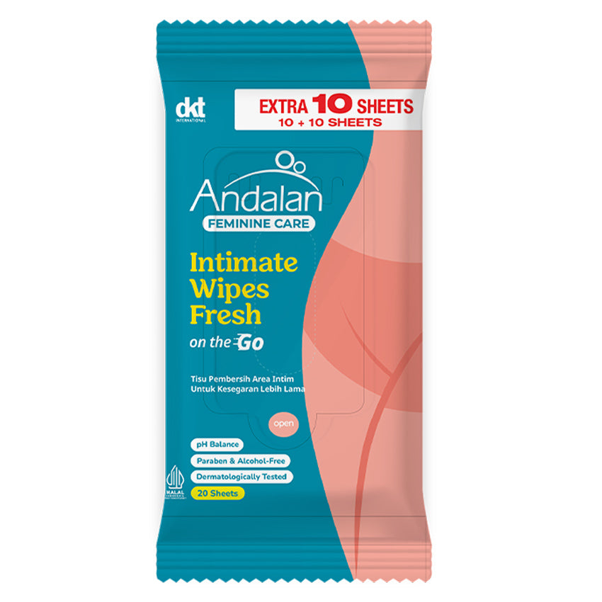 Andalan Feminime Fresh Intimate Wipes - 10 Sheets