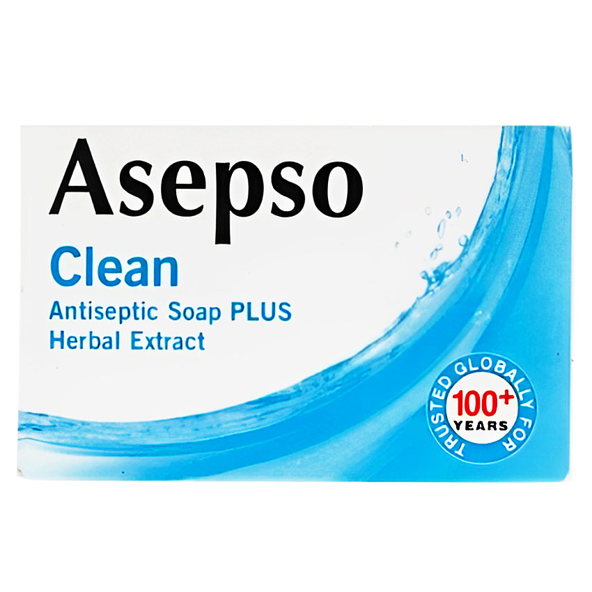 Asepso Clean Antiseptic Bar Soap - 80 gr