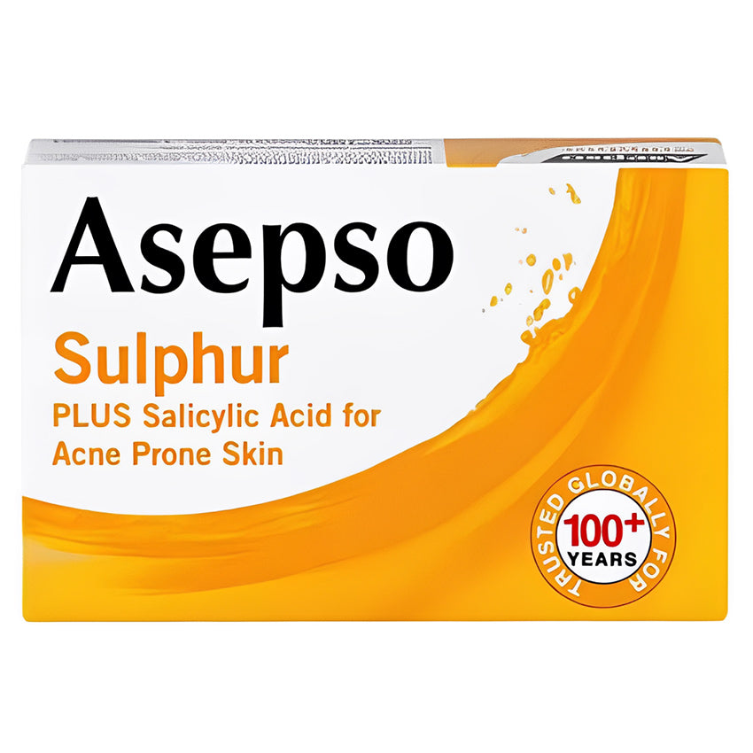 Asepso Sulphur for Acne Bar Soap - 80 gr