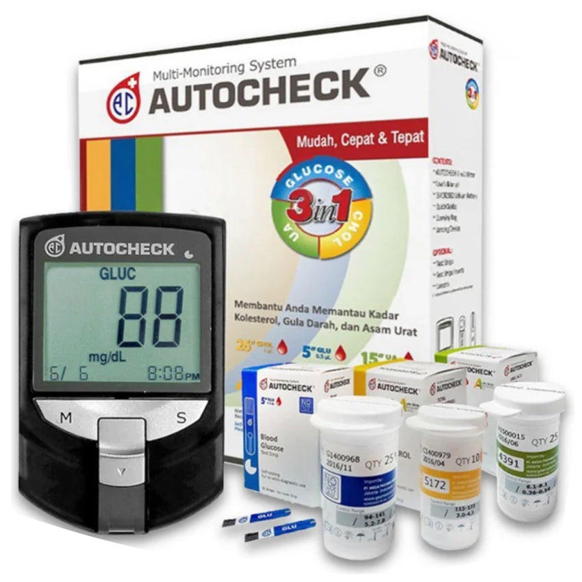 Autocheck Alat Tes Kesehatan 3in1 - 1 Pcs