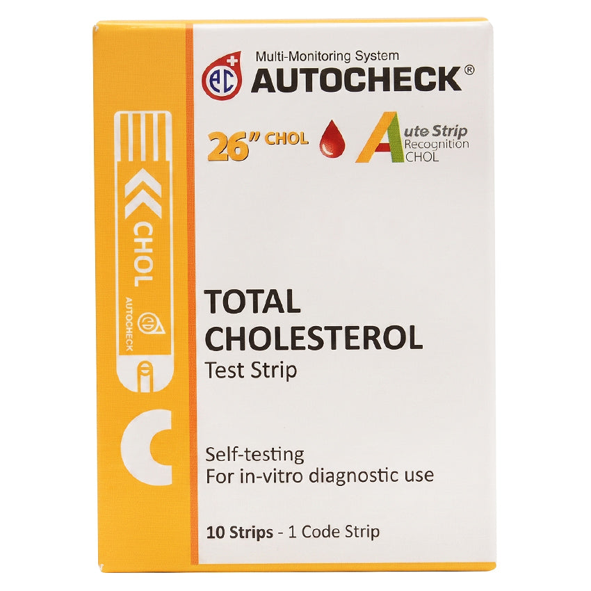 Autocheck Test Strip Kolesterol - 10 Pcs