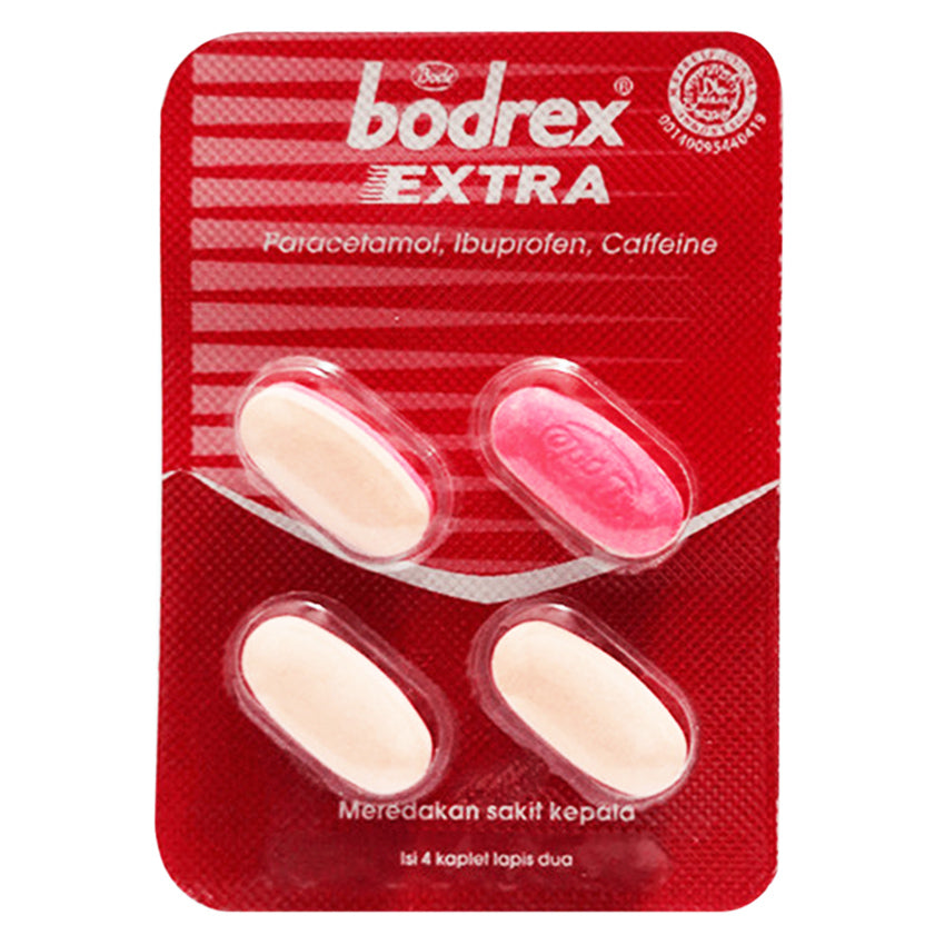 Bodrex Extra Obat Sakit Kepala - 4 Kaplet
