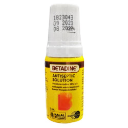 Gambar Betadine Antiseptic Solution Obat Luka Luar - 5 mL Suplemen Kesehatan