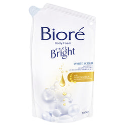 Gambar Biore Bath Body Foam White Scrub Pouch - 380 mL Perawatan Tubuh
