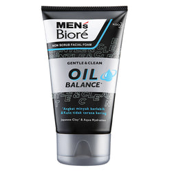 Gambar Men's Biore Facial Foam Oil Balance - 100 gr Perawatan Pria