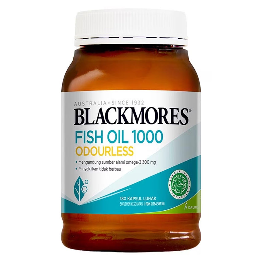 Blackmores Odourless Fish Oil 1000 mg - 180 Softgels