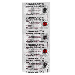 Gambar Cedocard 5 mg Obat Serangan Jantung - 10 Tablet [Darya Varia] Obat