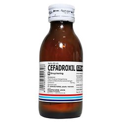 Gambar Cefadroxil 125mg Obat Antibiotik Botol - 60 mL [Hexpharm] Obat