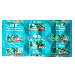 Gambar Cefixime Trihydrate 200mg Obat Antibiotik - 10 Kaplet [Hexpharm] Obat