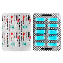 Gambar Clindamycin HCL 300 mg Obat Antibiotik - 10 Tablet Obat