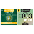 Okamoto Kondom Aloe - 2 Pcs  Okamoto Kondom Harmony - 3 Pcs