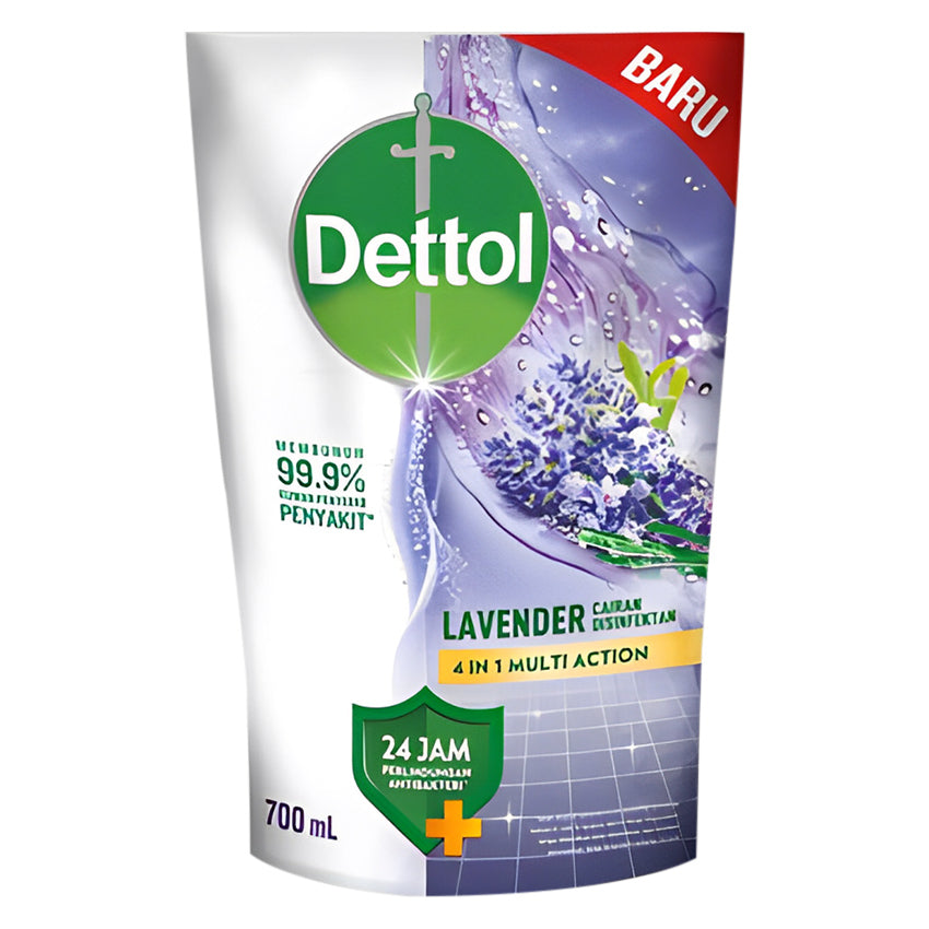 Gambar Dettol Floor Cleaner Lavender Pouch - 700 mL Jenis Perlengkapan Rumah