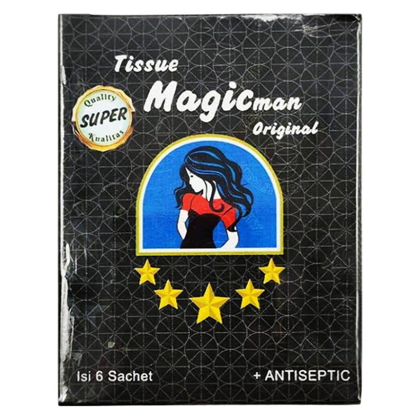 Gambar Tissue Magic Man Original - 6 Sachets Jenis Obat Kuat