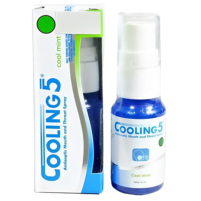 Cooling 5 Mint Obat Sariawan dan Sakit Tenggorokan - 15 mL