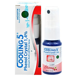 Gambar Cooling 5 Cherry Obat Sariawan dan Sakit Tenggorokan - 15 mL Obat