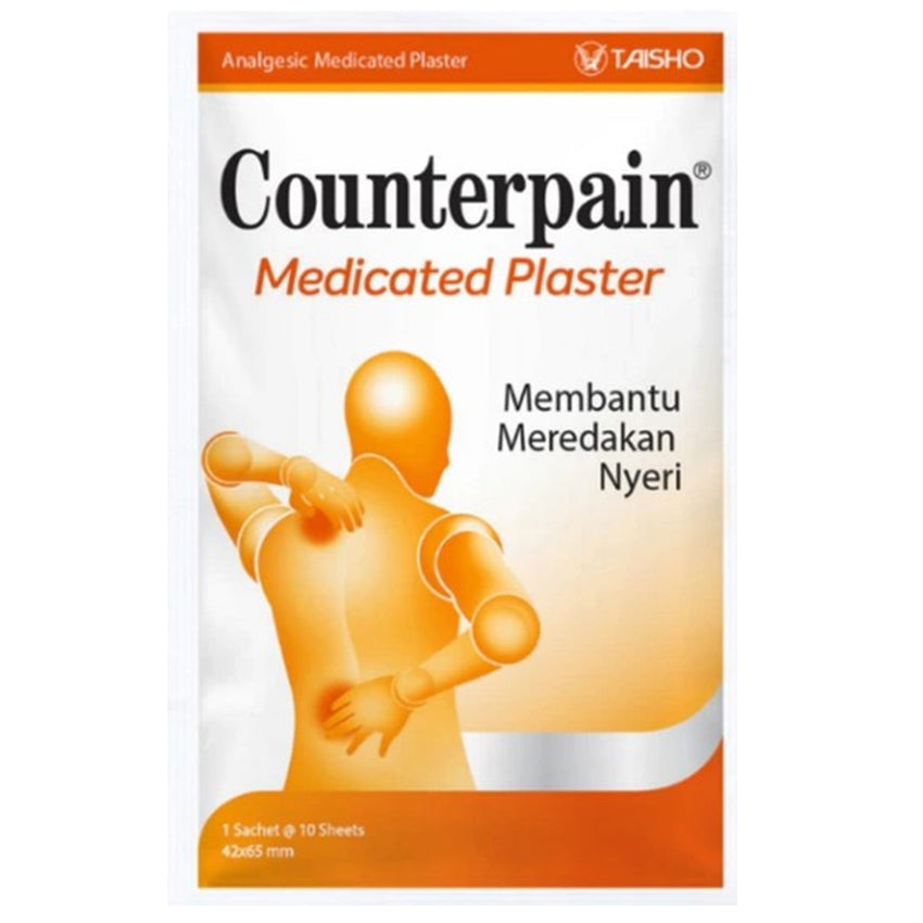 Gambar Counterpain Medicated Plaster Koyo Pereda Nyeri Size S - 10 Sheets Jenis Obat