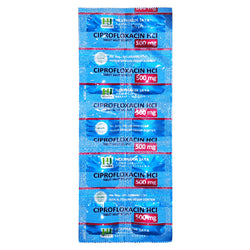 Gambar Ciprofloxacin 500 mg Obat Antibiotik - 10 Tablet [Hexpharm] Obat