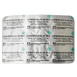Gambar Ciprofloxacin 500 mg Obat Antibiotik - 10 Tablet [Promed] Obat