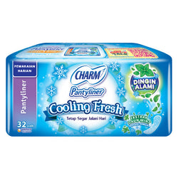 Gambar Charm Pantyliner Cooling Fresh - 32 Pads Perawatan Ms V