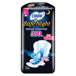 Gambar Charm Safe Night Wing 35cm - 5 Pads Perawatan Ms V