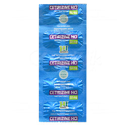 Gambar Cetirizine 10mg Obat Alergi - 10 Tablet [Hexpharm] Obat