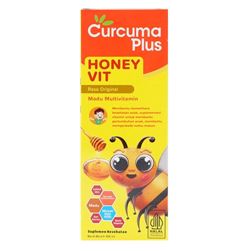 Curcuma Plus Honey Vit Syrup Rasa Original - 100 mL
