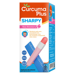 Gambar Curcuma Plus Sharpy Strawberry - 60 mL Suplemen Kesehatan