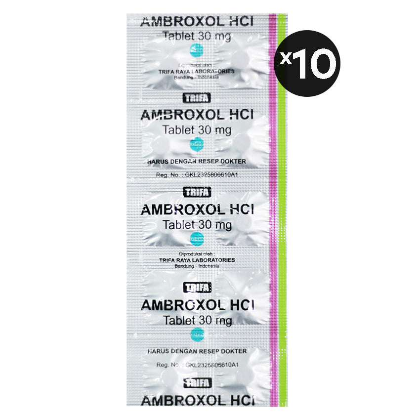 Ambroxol 30 mg Obat Batuk Berdahak - 100 Tablet [TRL]