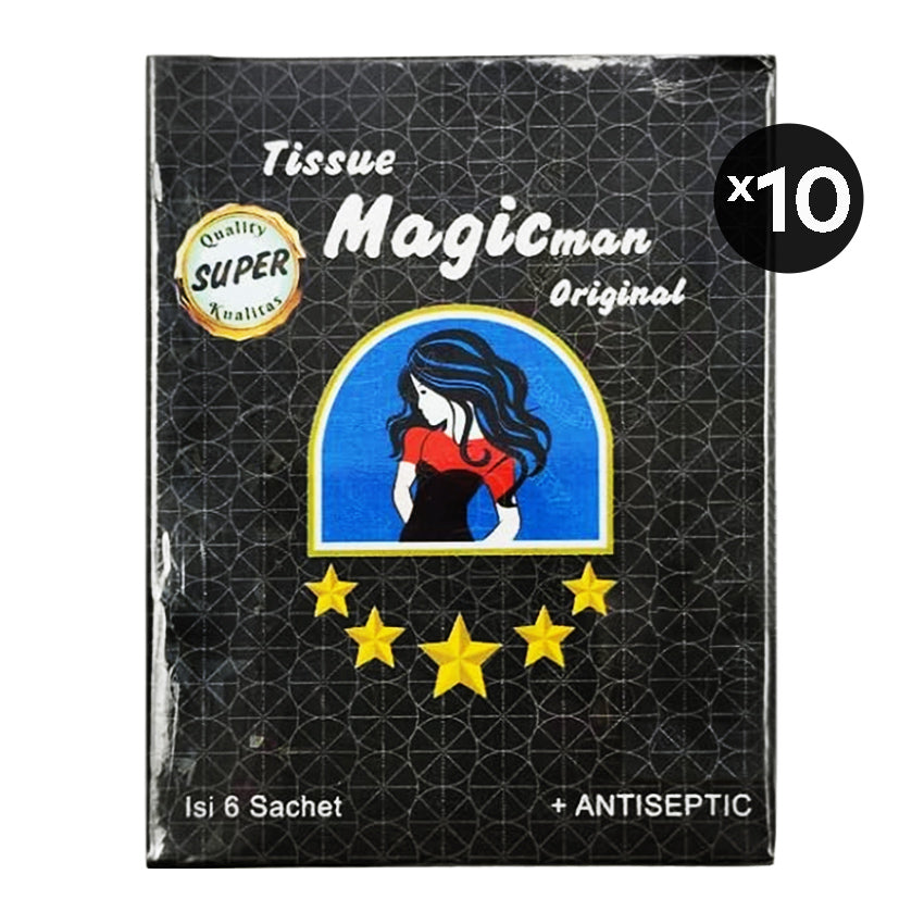 Gambar Tissue Magic Man Original - 10 Pack Jenis Obat Kuat