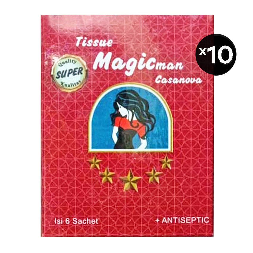 Gambar Tissue Magic Man Casanova - 10 Pack Jenis Obat Kuat