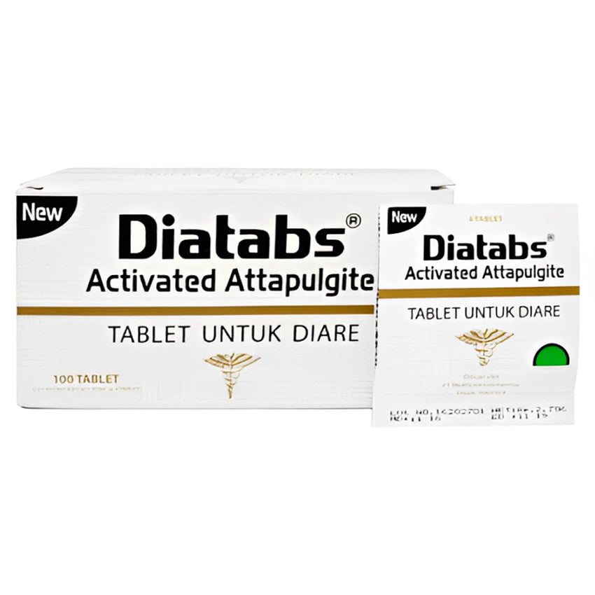 New Diatabs Obat Anti Diare - 100 Tablet