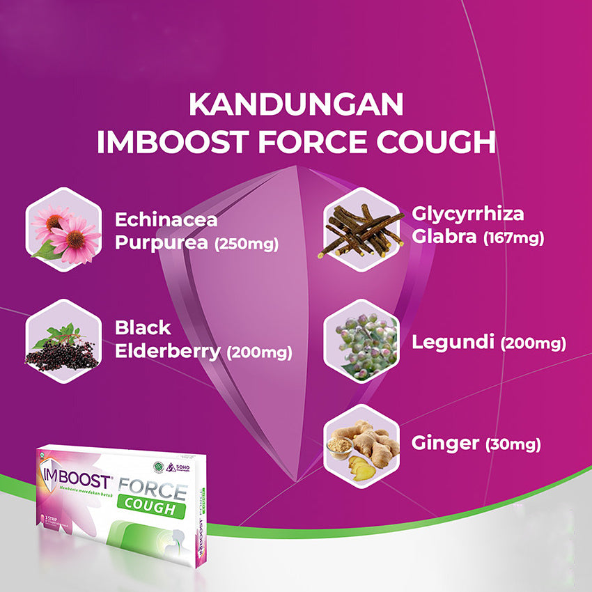 Imboost Force Cough - 10 Tablet