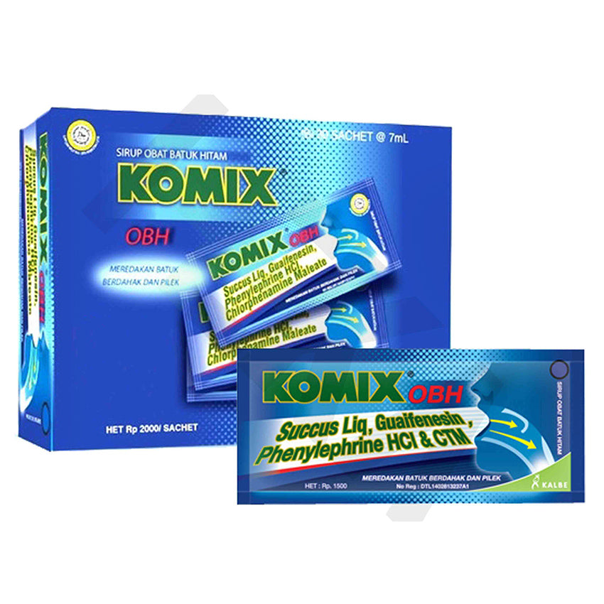 Komix OBH PE Obat Batuk Sirup - 30 Sachets