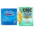 Durex Kondom Close Fit dan ONE Kondom True Fit 3 Pcs