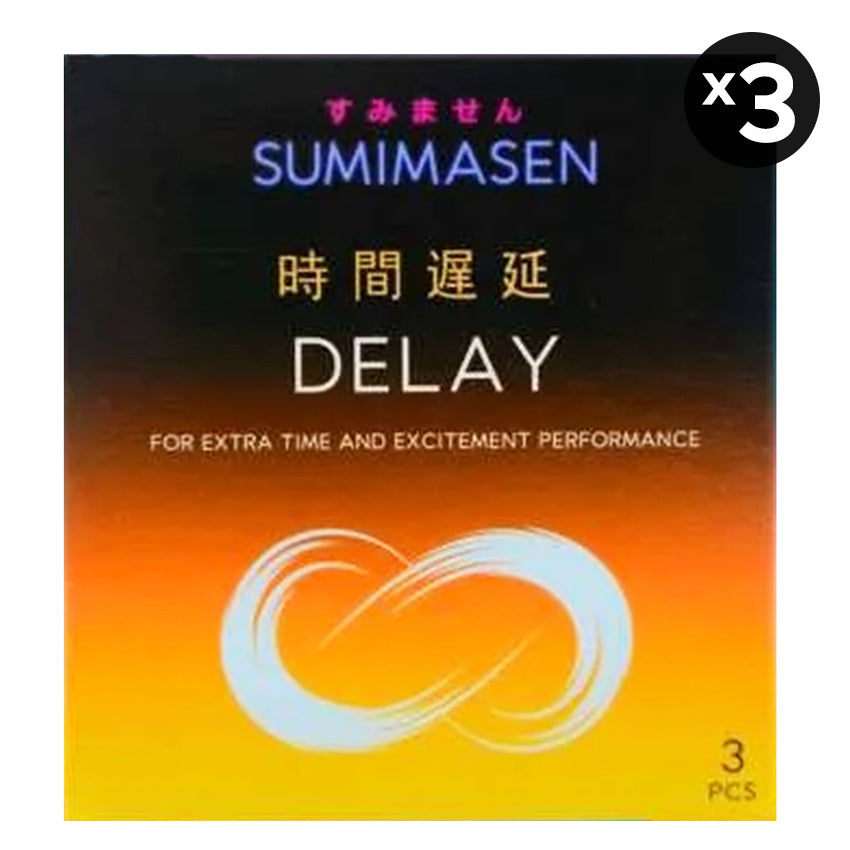 Sumimasen Kondom Delay - 3 Pcs (3 Box)