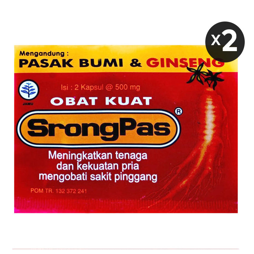 Srongpas Herbal Stamina Pria - 2 Strip
