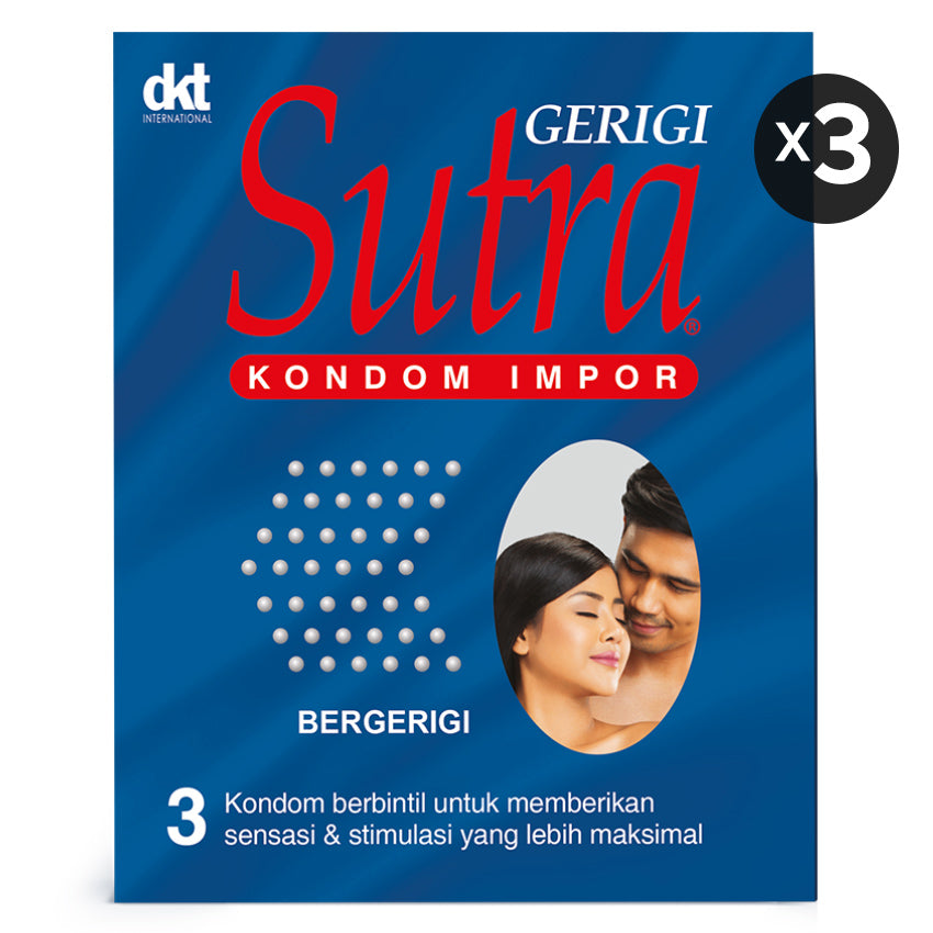 Sutra Kondom Gerigi - 3 pcs (3 Box)